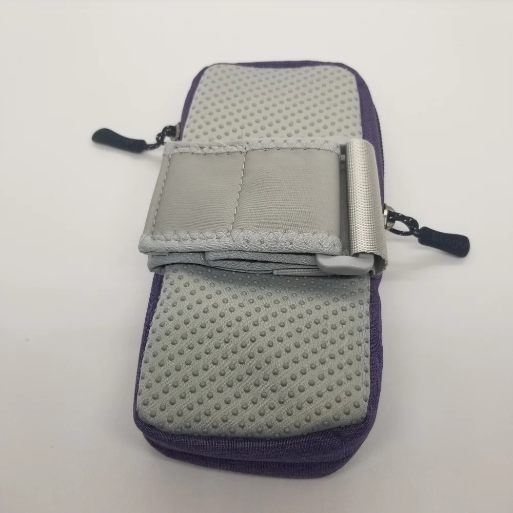 Mengar purple water-resistant arm band for running